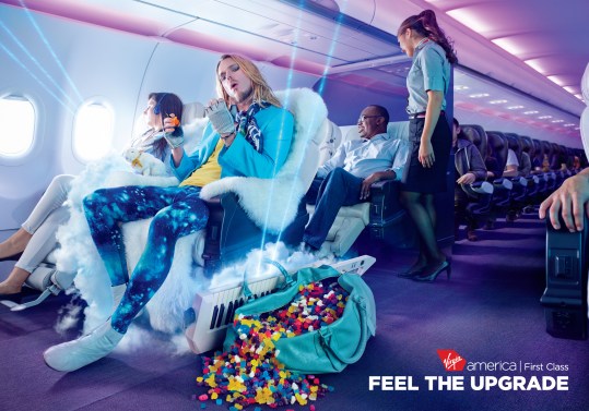 Virgin America "Feel the Upgrade" 